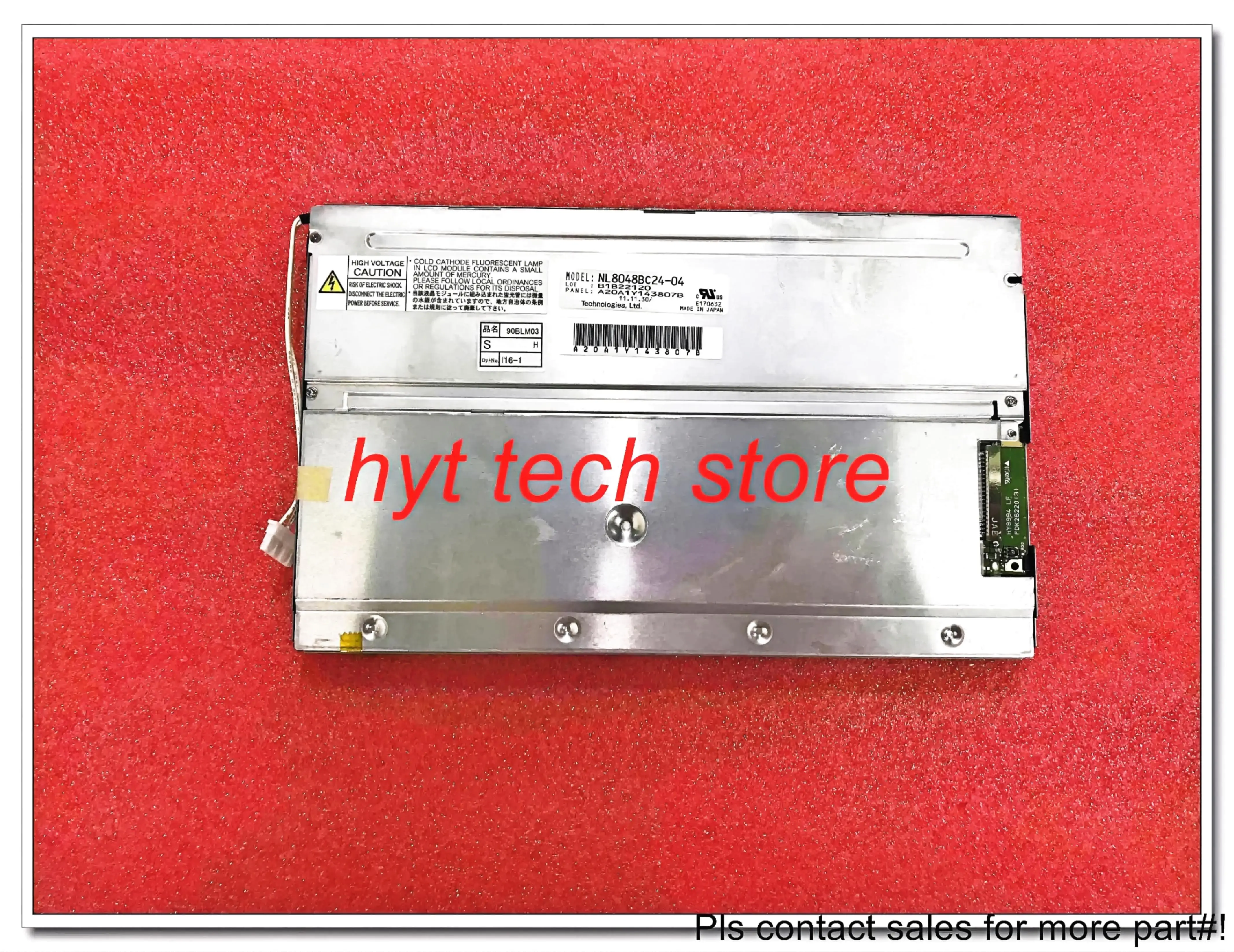 

Поставка 9,0-дюймового ЖК-экрана NL8048BC24-04 800*480 оригинального 100% протестированного класса A+ перед отправкой