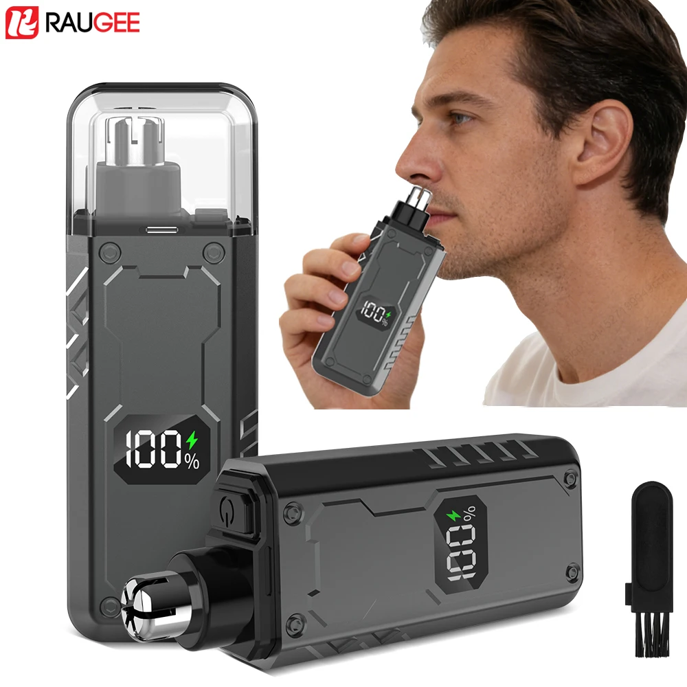 

Электрический триммер для волос в носу и ушах для мужчин, мини-триммер для носа, портативный перезаряжаемый прибор для удаления волос в носу и ушах