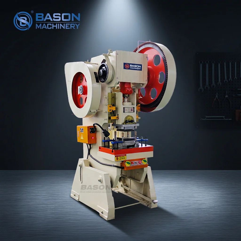 Hvac Duct Machine JB23-40T Hydraulic Power Source High-Accuracy Corner/G-shaped Clip Punch Machine
