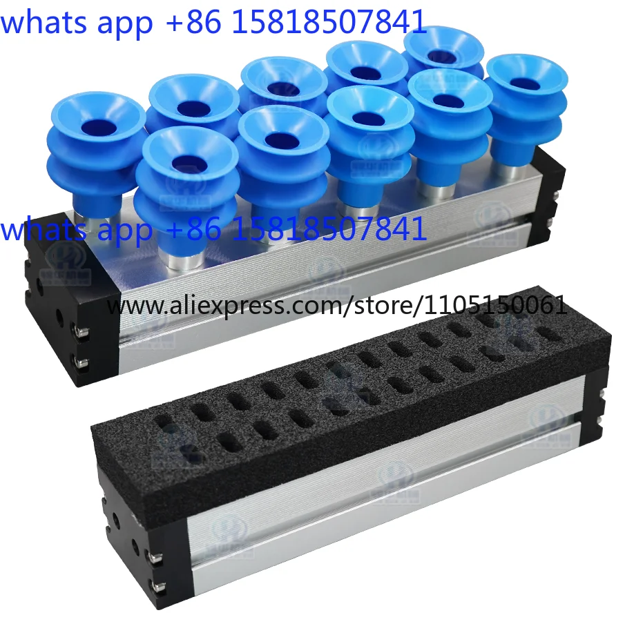 60 wide integrated sponge vacuum suction cup packaging machine palletizing suction tool handling industry
