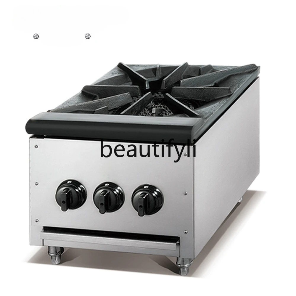 

Commercial gas single head, stove dining room kitchen counter casserole, stove gas two ends single eye stove, stove