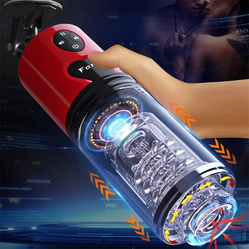 Artificial Sex Masturbator For Men Strap-Ons Toys Sex Chatte Sex Doll For Men Vagina Shrinking Sucking Machine Automatic Toys