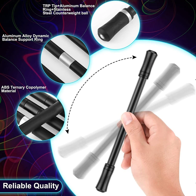 Top-4 PCS Finger Pen Spinning Mod Gaming Spinning Pens Flying Spinning Pen With Weighted Ball Finger Rotating Pen