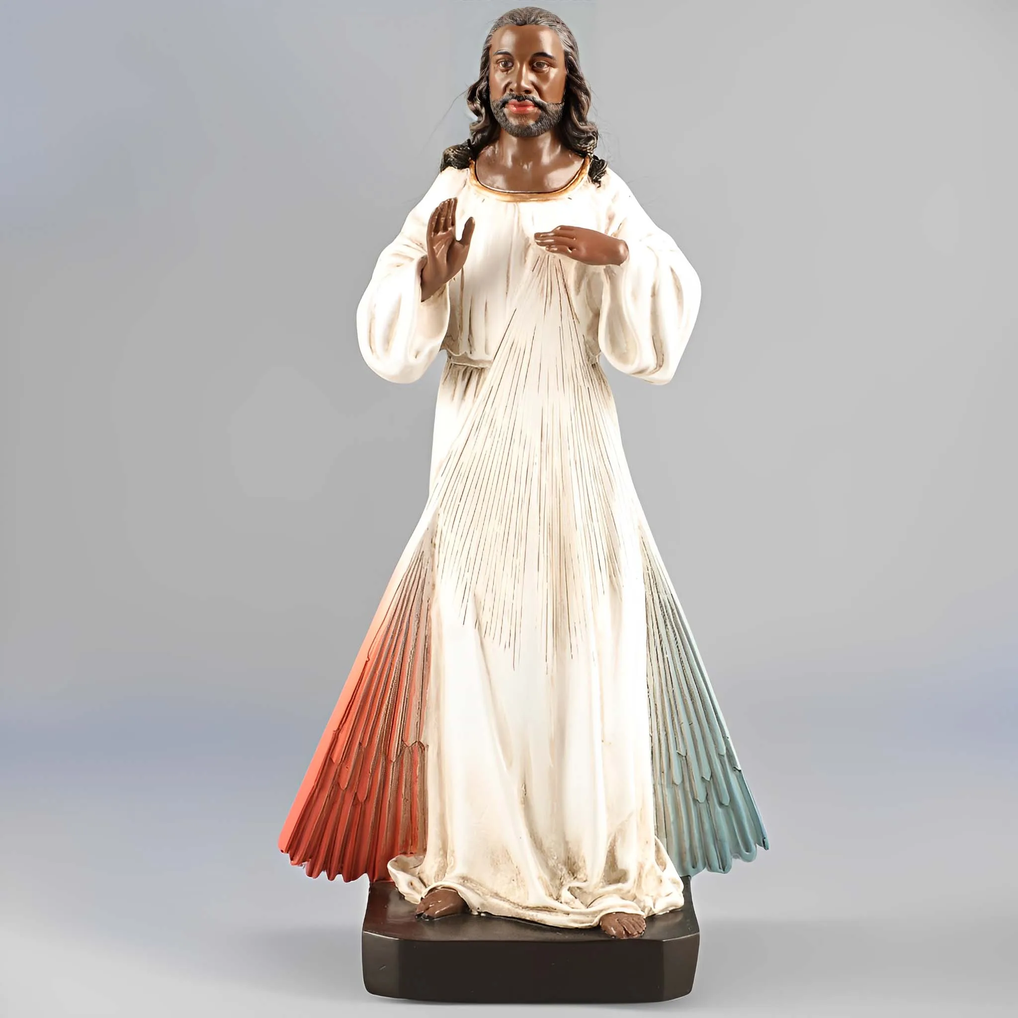 15cmH Divine Mercy Statue Christmas Figurines Decorations Figurines Holiday Sculpture Tabletop Scenes Festival Gift Home Decor