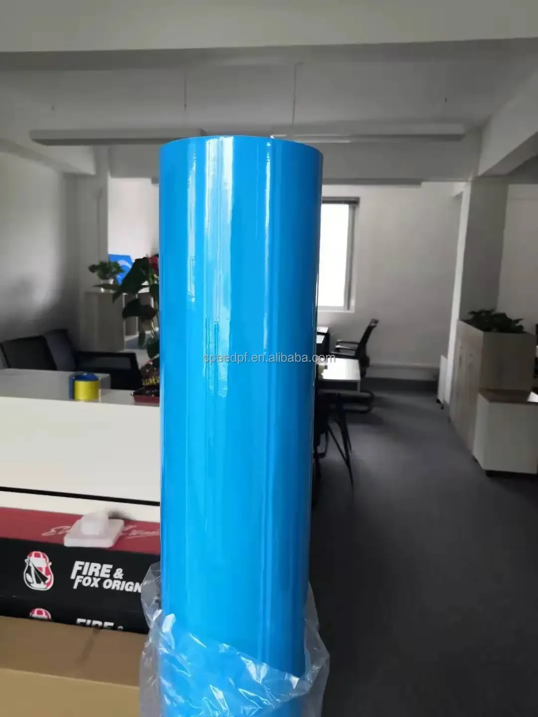 Pellicola avvolgente crystal blue high glossy 1.52x18m rotoli di vinile autoadesivi per auto