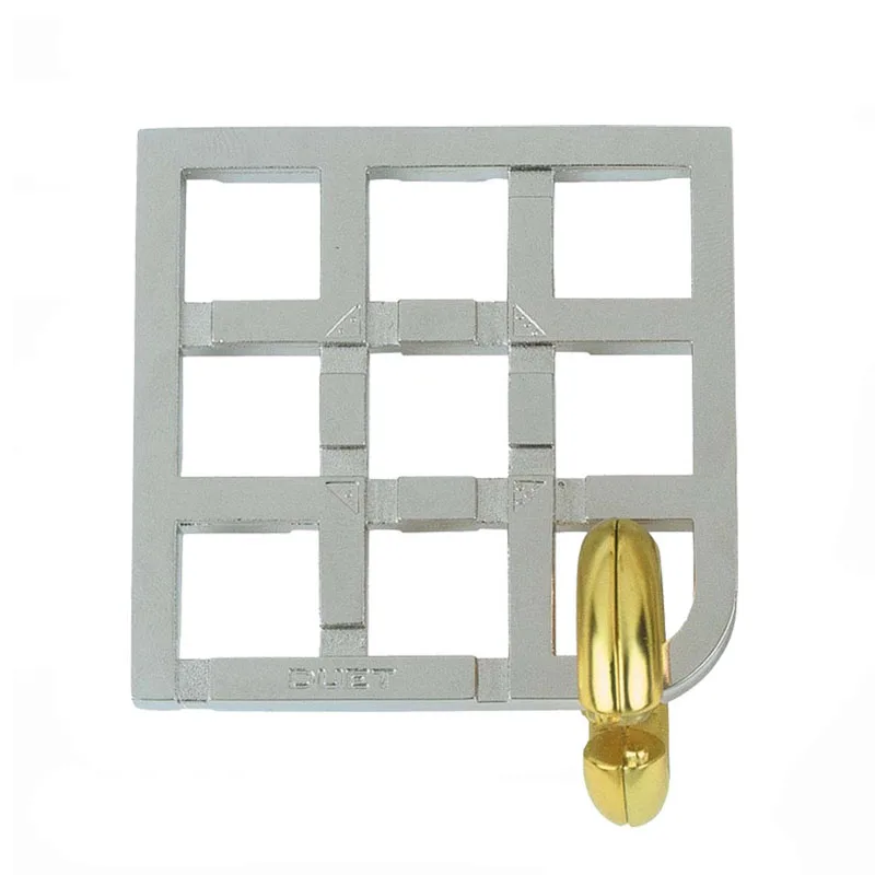 Brain Teaser Intelligenz Puzzle Lösung Rompicapo B Lock Quebra Cabeça Metal IQ Spiele Erwachsene Kinder