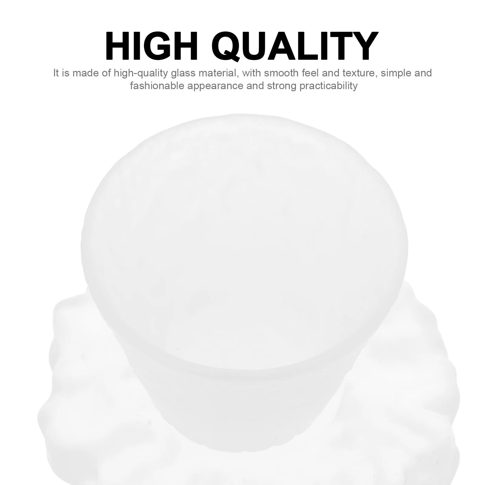 

1Set Frosted Coaster Set Delicate Glass Teacup Kit Suitable for Home Reception Room Tea Table Stylish Cup