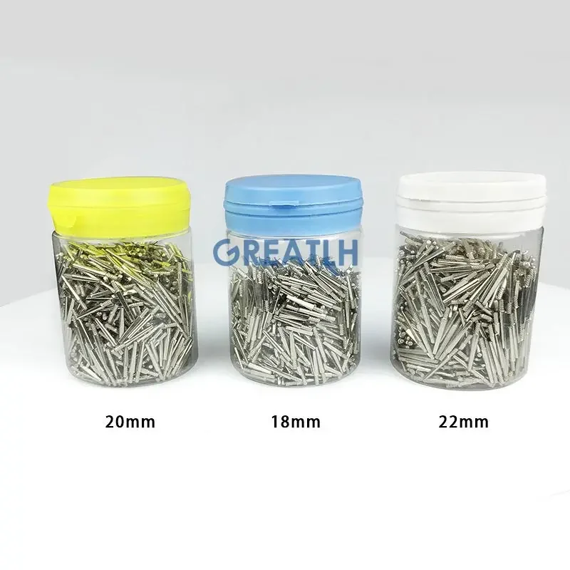 1000Pcs/box Dental Lab Zinc Alloy Dowel Pins Use with Pindex for Die Model Work Dental Lab Pins Nail