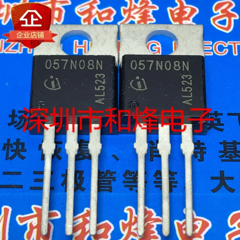 

30pcs original new IPP057N08N3G 057N08N TO-220 60A 80V