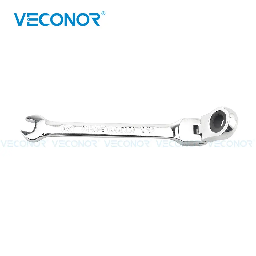 1pc 9/32 Inch Imperial Size Ratchet Wrench Spanner Flexible Head Universal Hand Tools Car Repair Tool