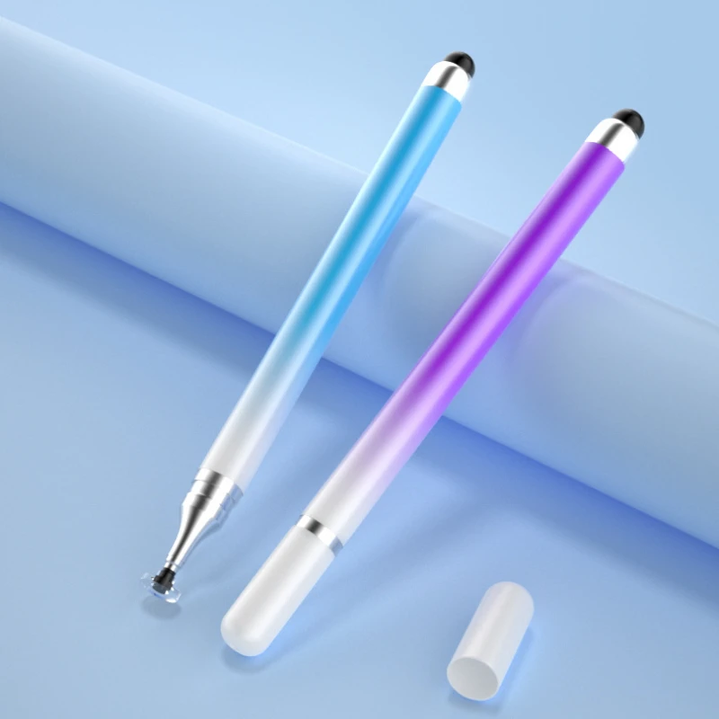 2 In 1 Stylus Pen For Tablet Cellphone Capacitive Touch Pencil For Iphone Samsung Universal Android Phone Drawing Screen Pencil