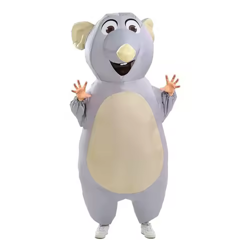 Inflatable Mouse Costume for Adult Blow up Mouse Costume Funny Halloween Party Cosplay Costume Suit