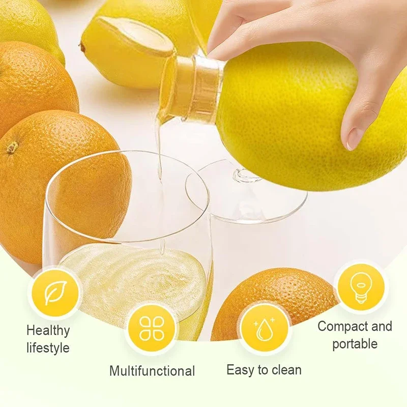 

Screw Top Lemon Squeezer Mini Manual Lemon Squeezer Portable Lemon Juicer Multifunctional Fruit Juicer For Your Kitchen