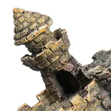Resin Castle Fish Tank Decoration #6