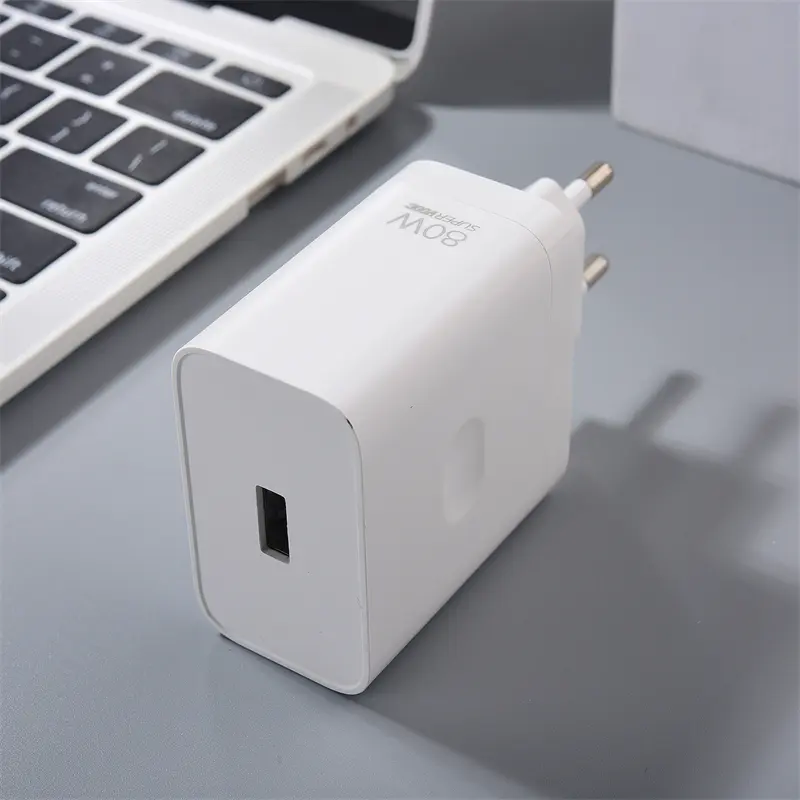 شاحن ريالمي سوبر فووك 80 واط محول شحن سريع EU/US كابل Type C لريال مي 15 14 13 P4 P3 P2 نارزو 80 برو نيو 7 6 Se أوبو - 4