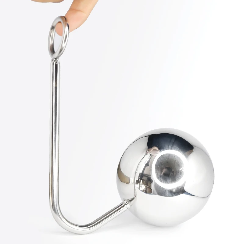 Stainless Steel Metal Anal Hook Anal Ball Butt Plug Adult Prostate Massager Anus Buttplug BDSM Sex Toys For Women Men Couples