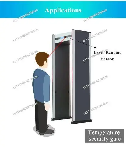 Capteur de détection de fuite à laser à mesure de distance par temps de vol (ToF) WT53D, module de mesure de distance laser VL53L1X (4-400 cm), algorithme MCU intégré
