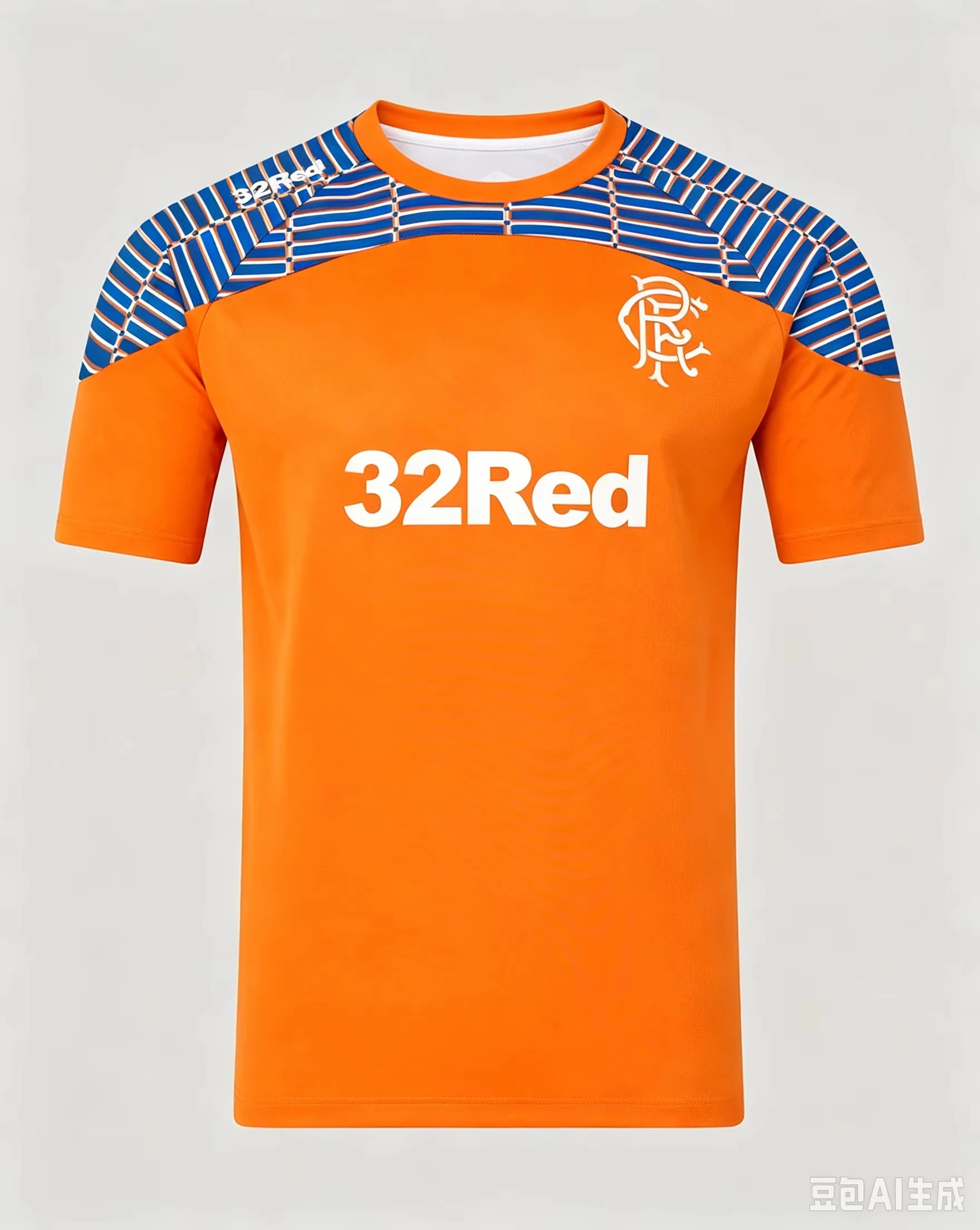 2026 Bestseller Rangers Fußballtrikot Familien-Set Sommer-Sport-Übergrößen-T-Shirt Atmungsaktiv Schnelltrocknend Streetwear-Kleidung – Detail 6