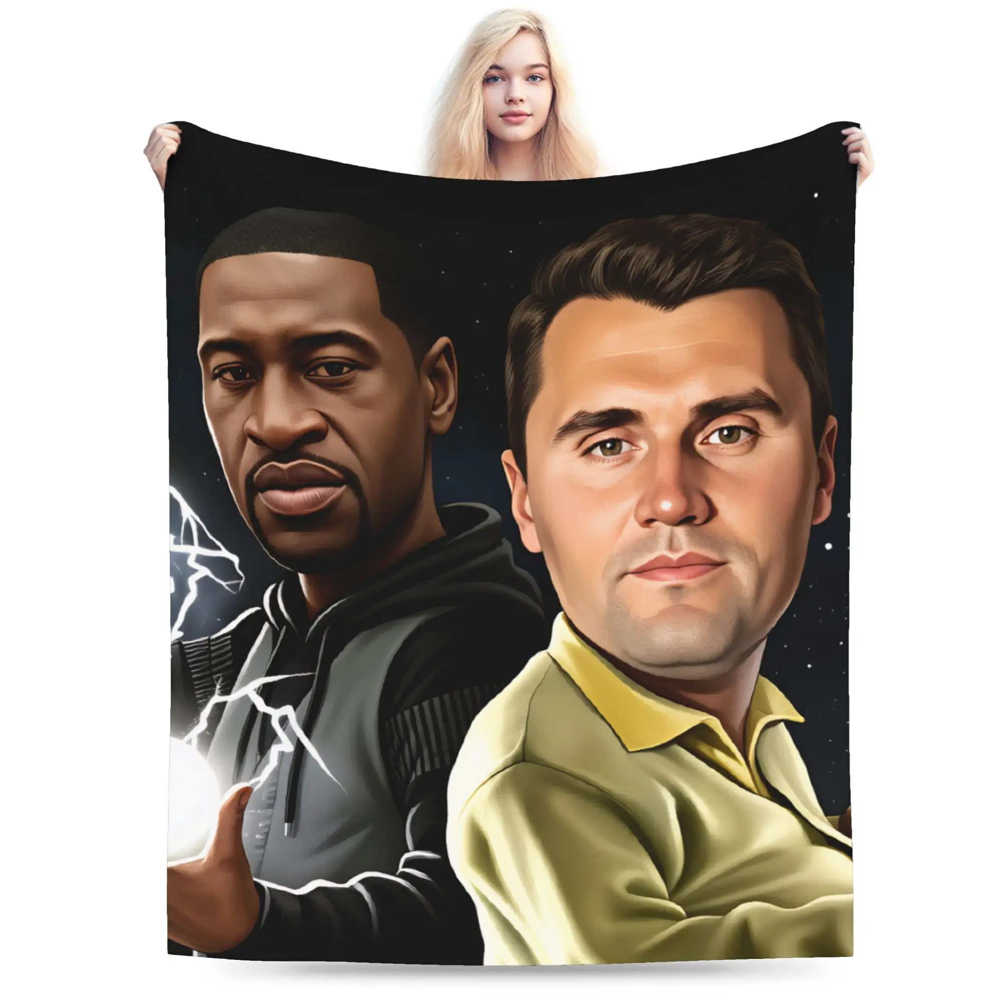 Charlie Kirk Funny Meme Blanket Quality Super Soft  Bedding Throws Winter Picnic Chair Sofa Bed Trend Bedspread