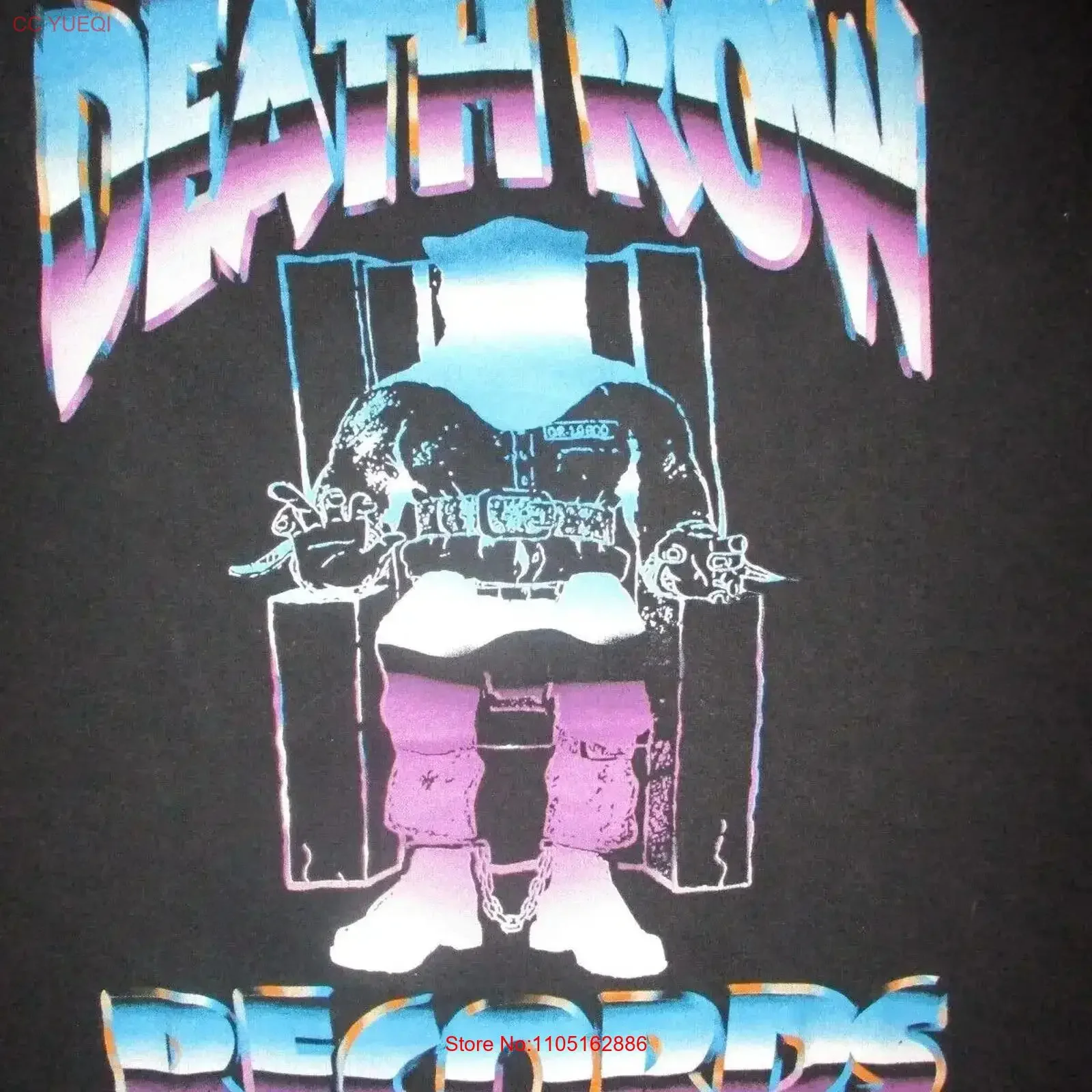 DEATH ROW RECORDS T SHIRT Retro 90s West Coast Gangsta Rap Hip Hop Adult SMALL vintage Washed Versatile homme Soft Breathable