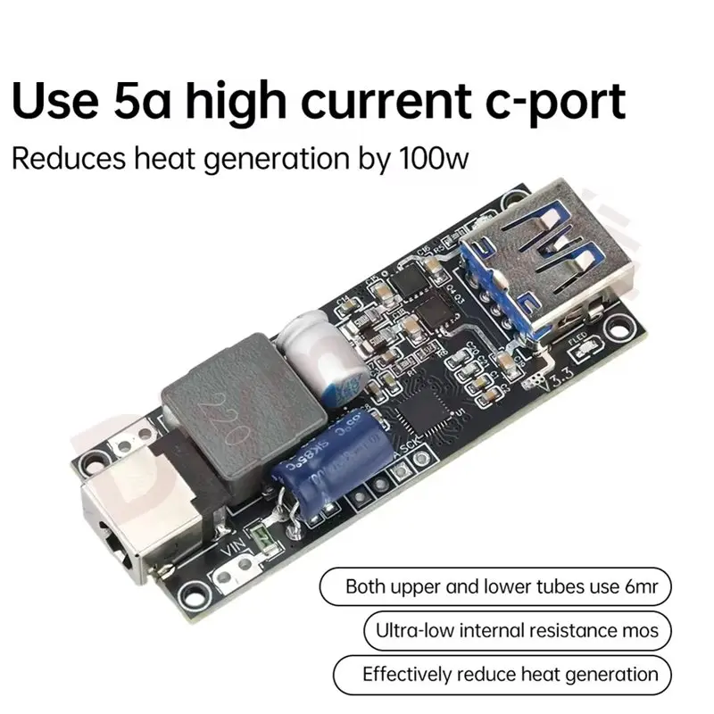 A97I-SW3518 Car Motherboard Multi-Protocol High Power Fast PD100W Vehicle Desktop Motherboard DC 6-30V