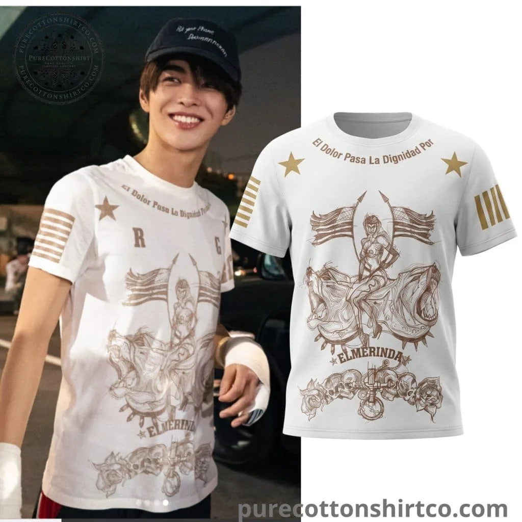 Retro Tattoo Style Sketch T‑Shirt Men White Short Sleeve  Tees Warrior Skull Rose Street Fashion Casual Tops Family Matching