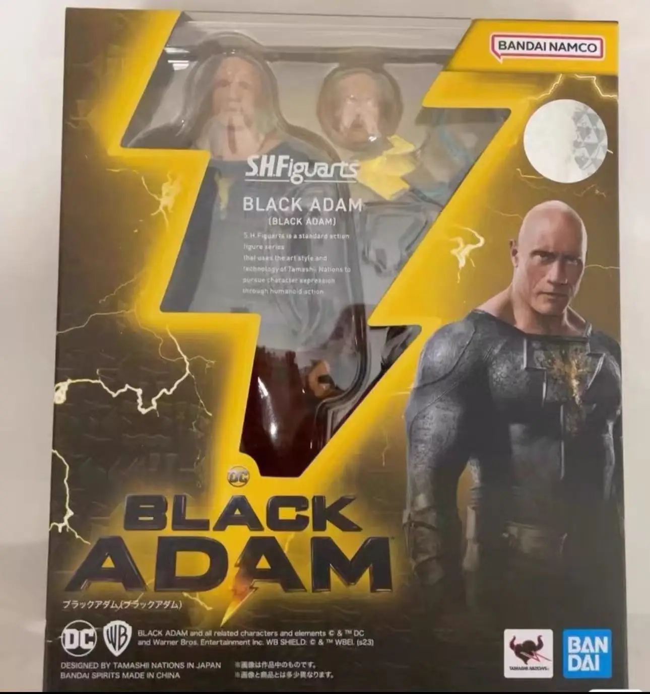 

Bandai SHF Black Adam Anti-hero Dwayne Johnson Movable Figure