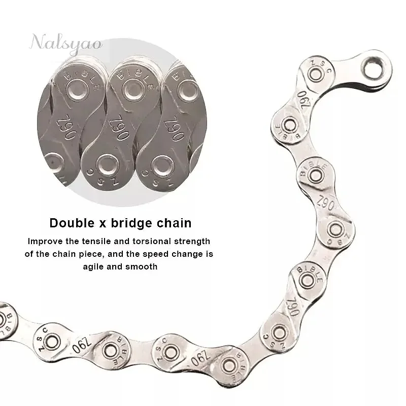 Wholesale Bicycle Chain 116L 8 9 10 11 12 Speed Silver Ultralight Mountain Road Bike Chain