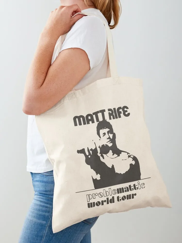 Matt Rife Problemattic World Tour Tote Bag eco bag folding Customizable canvas Canvas