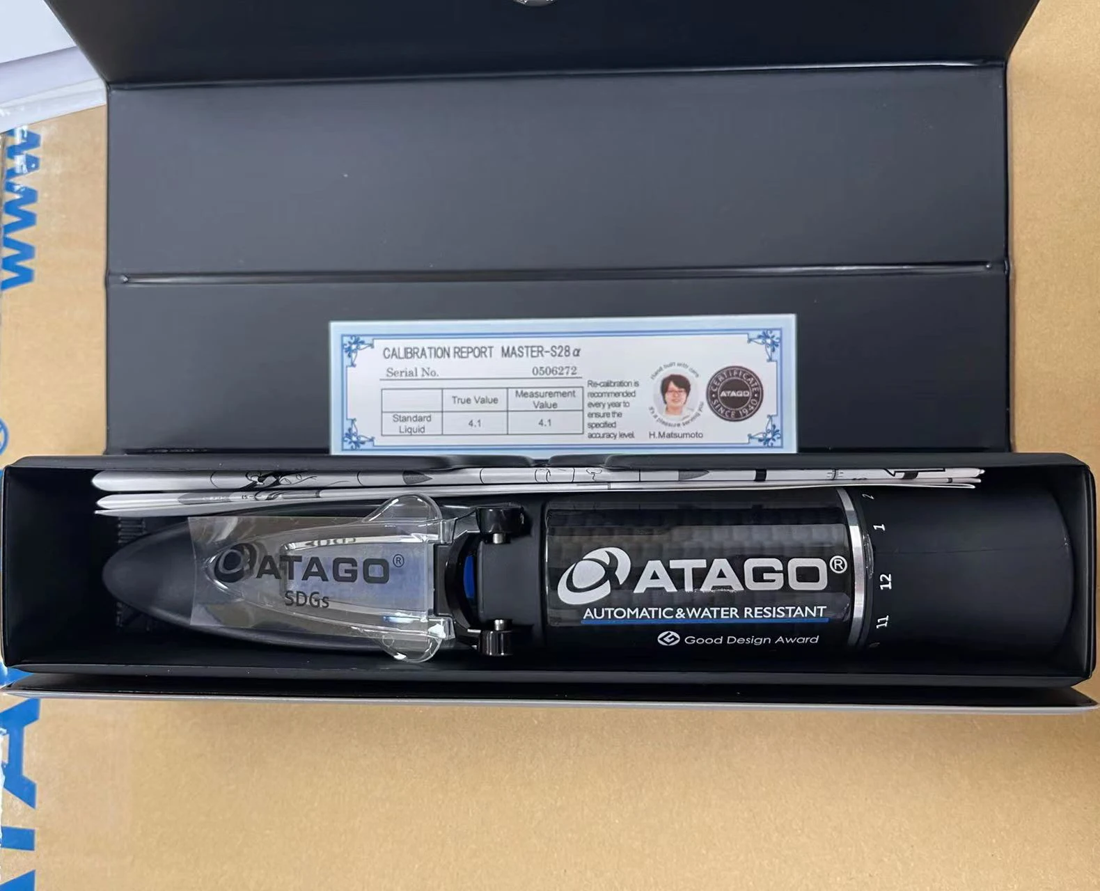 Pocket type Hand Held Salinity Refractometer MASTER-S28 alpha