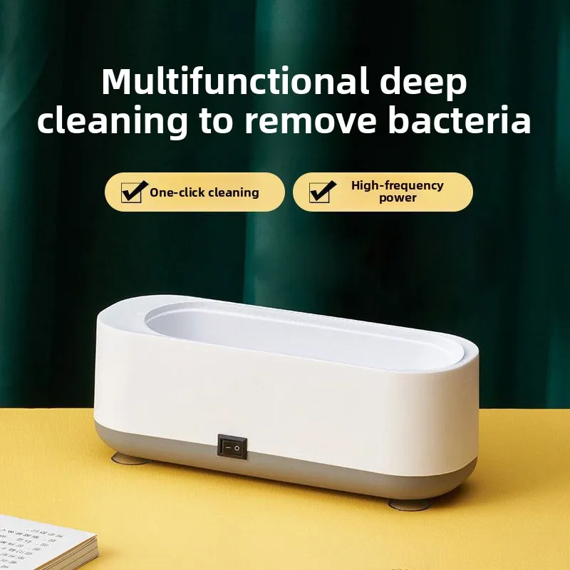 Ultrasonic Cleaner for Home Use Large Capacity for Cleaning Glasses Jewelry Invisible Glasses Orthodontic Appliance Automatic...