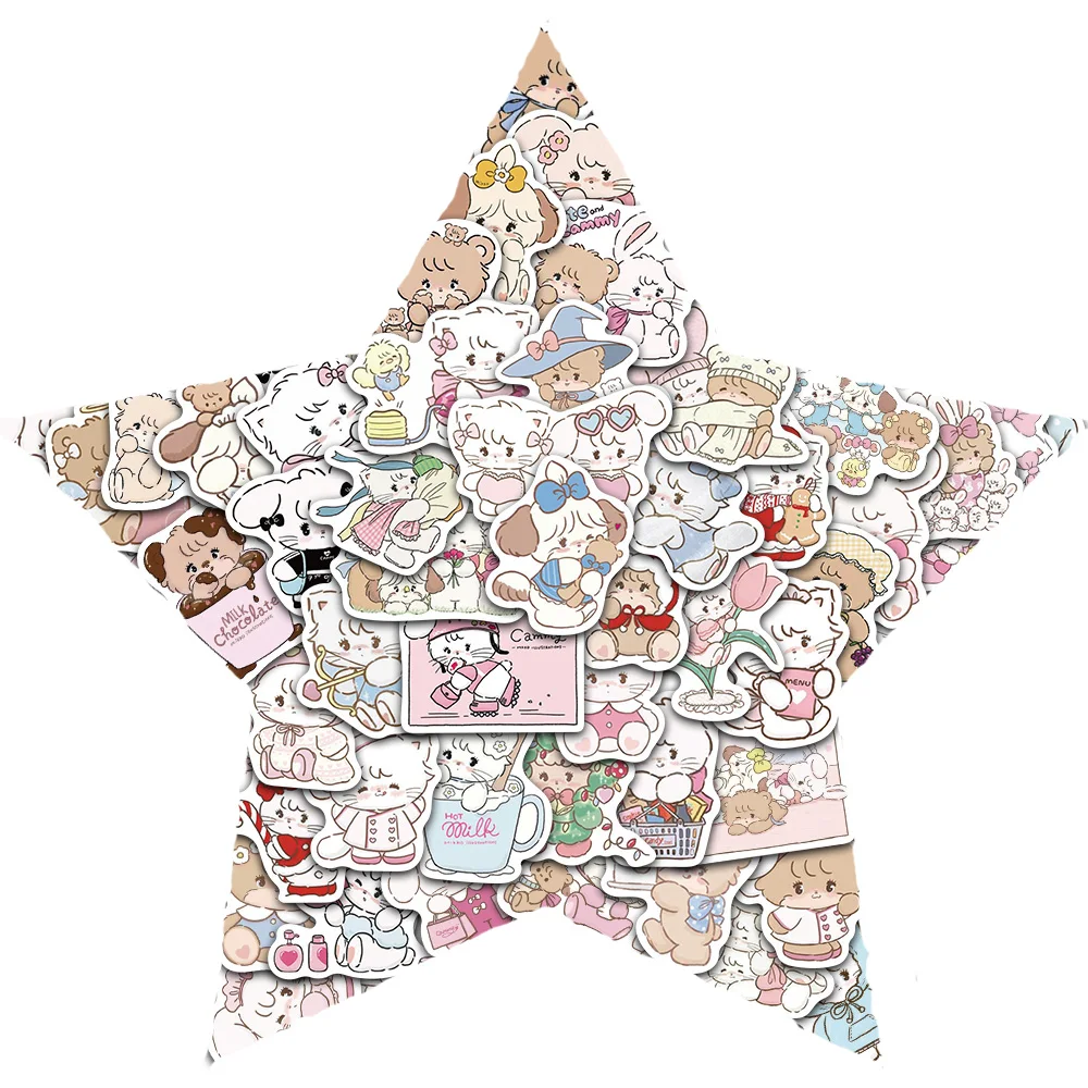 60PCS Retro Nette Spaß MIKKO Kreative Graffiti Aufkleber Sammelalbum Telefon Gitarre Skateboard Wasser Tassen Dekorative Aufkleber