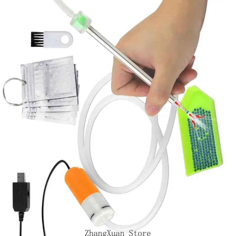 3XUF Convenient Gemstones Art Pen with Adjustable Vacuum Pumps For Presision Drilling