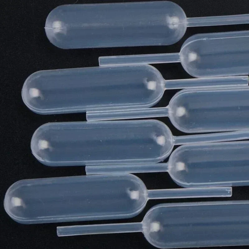 50pcs Mini 4ml Transparent Plastic Pipettes Multipurpose Disposable Dropper Kitchen Cooking Tool Laboratory Supplies