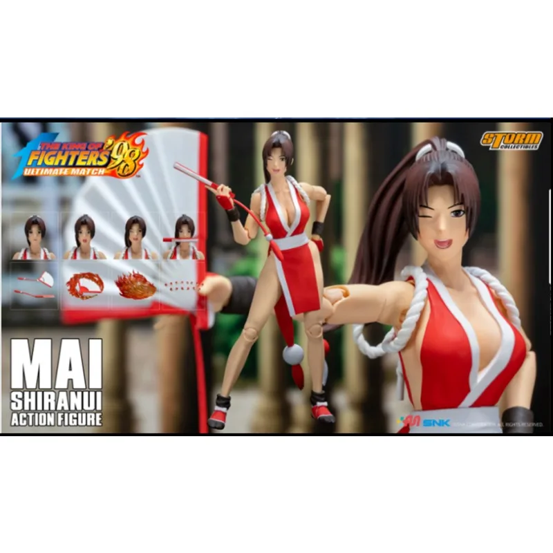 Nieuwe Storm Speelgoed Originele 1/12 King of Fighters 98 Onbekende Fire MAISHIRANUI SKKF07 Game Mobiele Pop Model Handgemaakte Speelgoed Giftcollect
