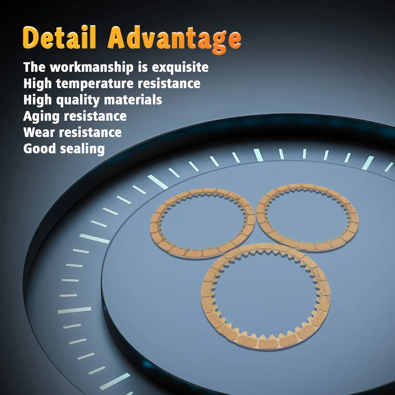 TRANSPEED CVT K313 ناقل حركة أوتوماتيكي إعادة بناء مجموعة الاحتكاك لـ AURIS COROLLA 1.8L 2013-16 ناقل حركة أوتوماتيكي #4