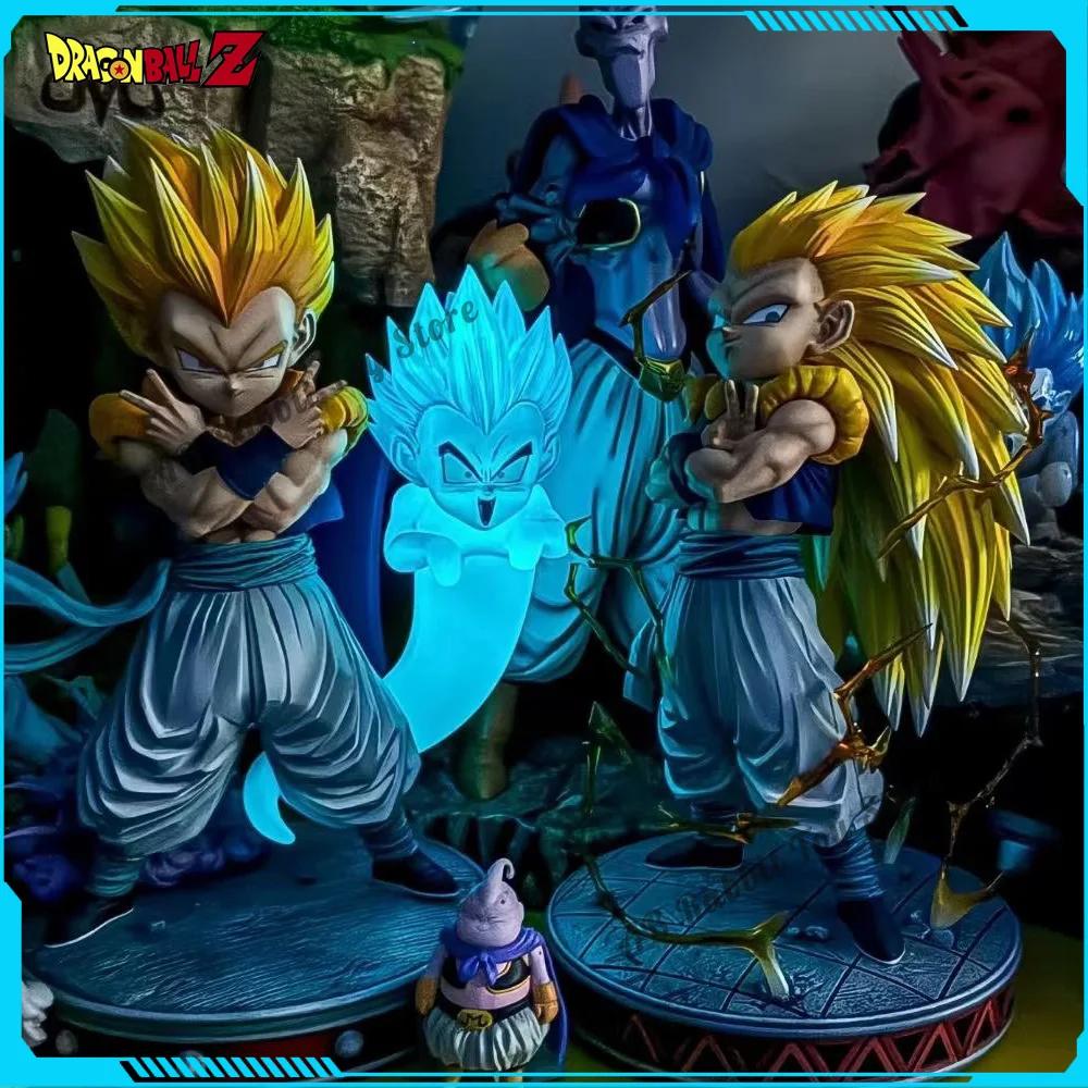 Dragon Ball Anime Figure Cs Gotenks Figurine Super Saiyan Model Pvc Statue Collectible Toys Desk Decoration Doll Birthday Gifts