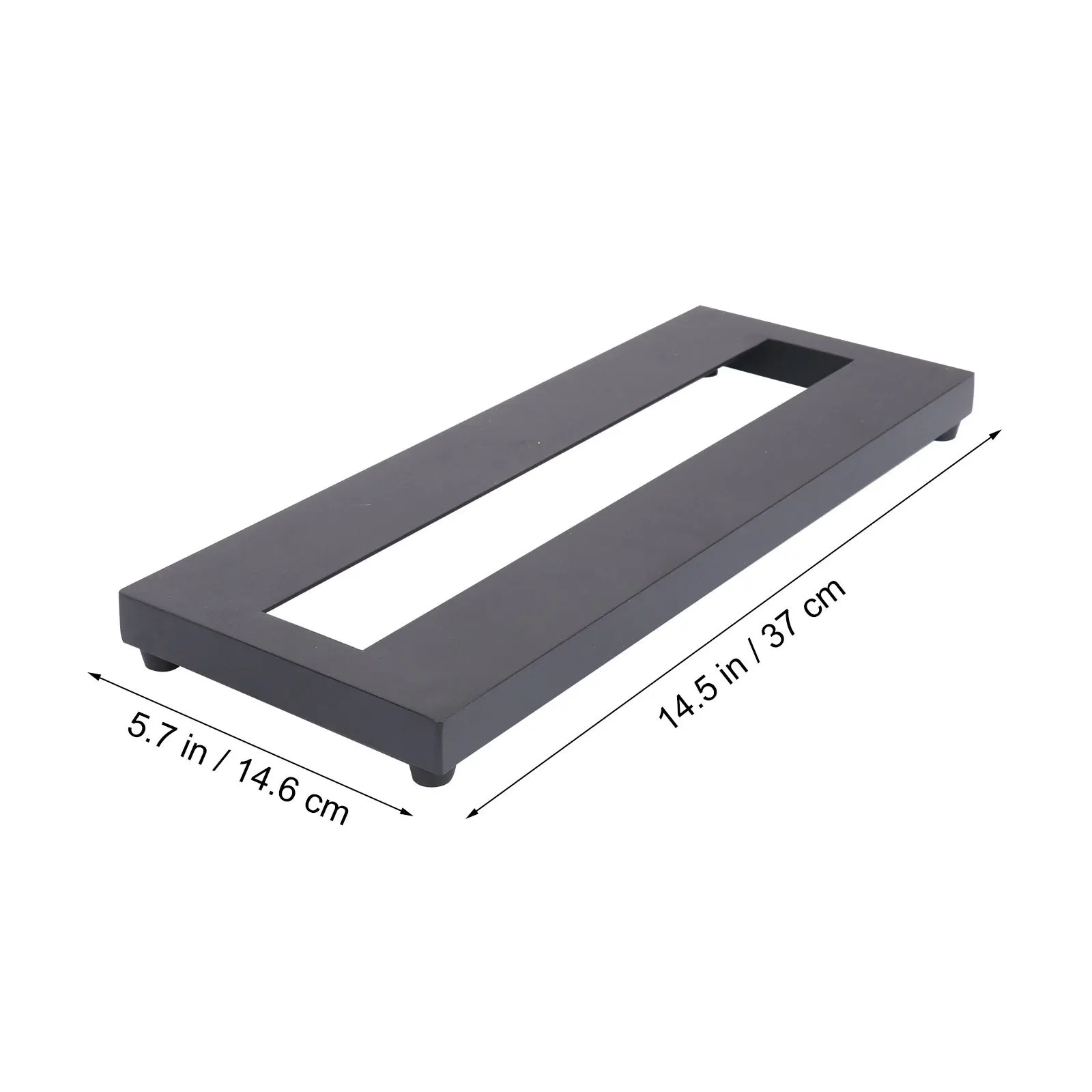 1 مجموعة تأثير الغيتار قوس Pedalboard تصاعد عدة لتصميم الغيتار الكهربائي المضادة للصدأ دائم ملحق مجلس طويل #2