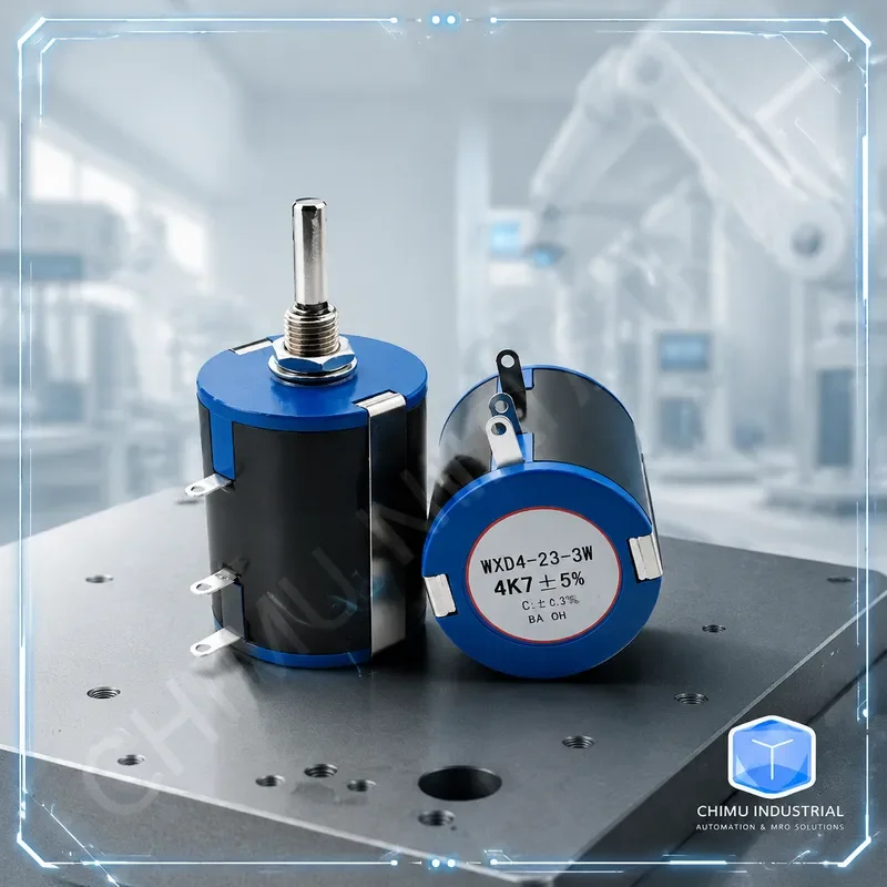 【CHIMU INDUSTRIAL】 WXD4-23-3W Multi-Turn Wirewound Potentiometer 1K 2.2K 4.7K 10K Ohm Precision Adjustable Resistor for