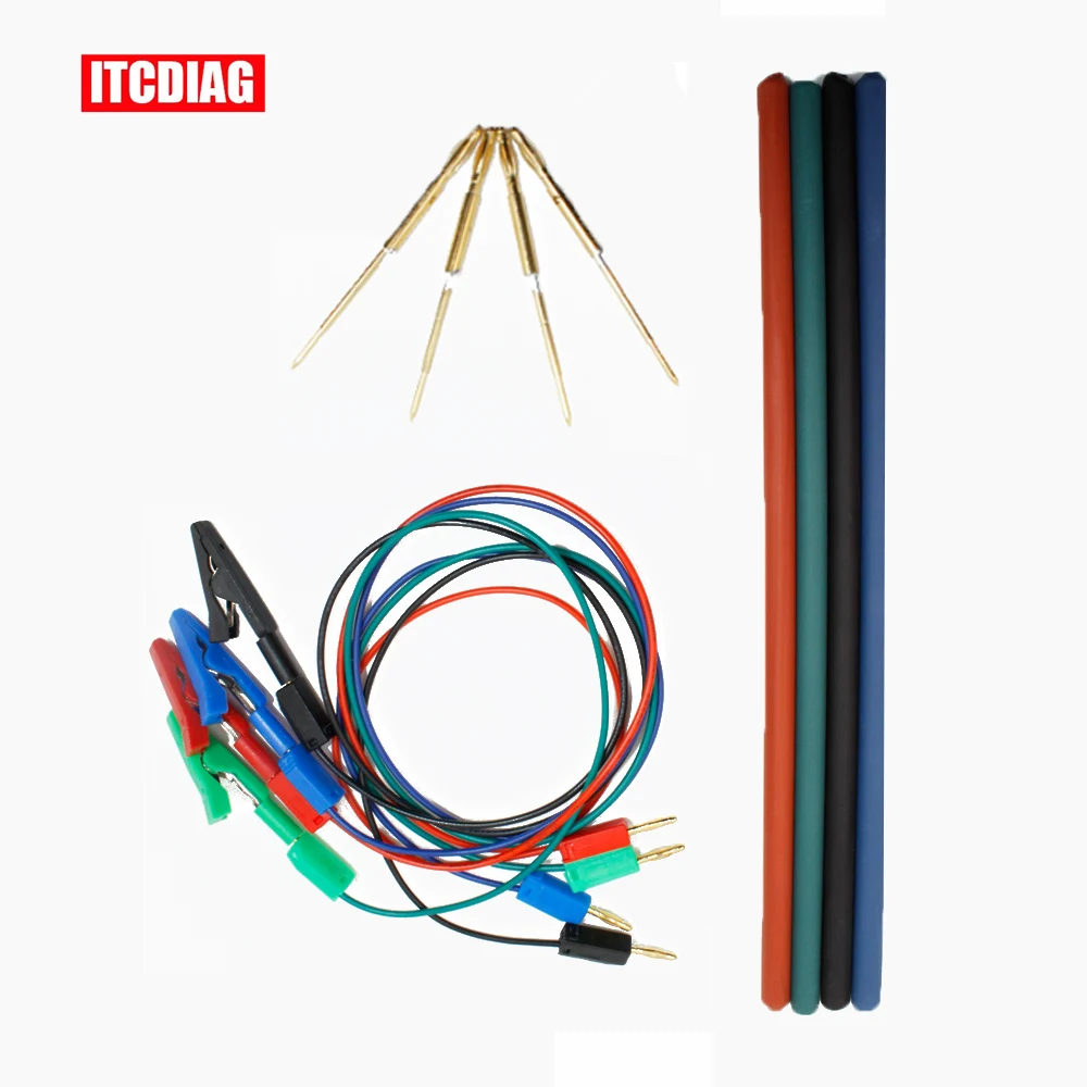 For KESS For KTAG BDM Frame Probe Pens 4pcs Pins With Cable Replacement Works LED BDM FRAME Programming Tool For FGTECH BDM100