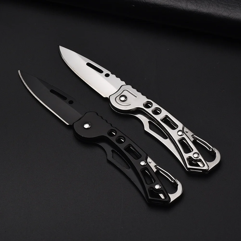 Folding Pocket Knife Stainless Steel Survival Hunting Camping Fishing Portable Fruit Carrying Key Outdoor Tools To Send Ropes