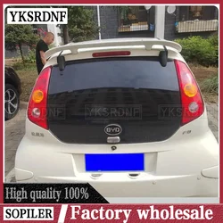 For Geely Byd F0 Spoiler Accessories 2008-2016 ABS Material Car Tail Fin High Quality Trunk Spoiler Rear Wing F0 Auto Parts