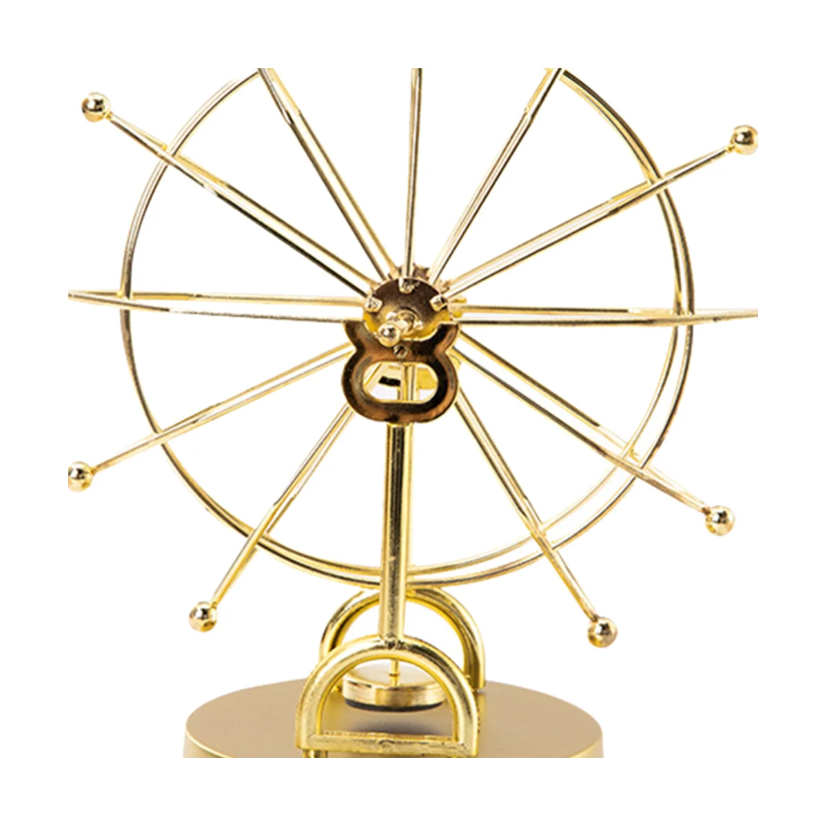 Creative Metal Ferris Wheel Yongdong Instrument Pendulum Miniatures Newton Rotating Color Track Wobbler Room Ornament