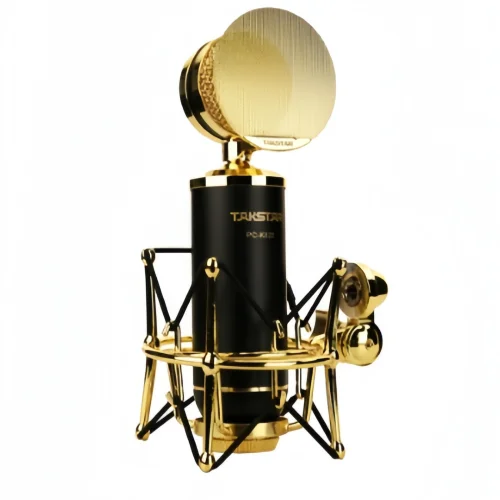 Takstar PC-K820/PC K820 Professional gold-plated Large diaphragm condenser microphone for studios stage performances Instruments