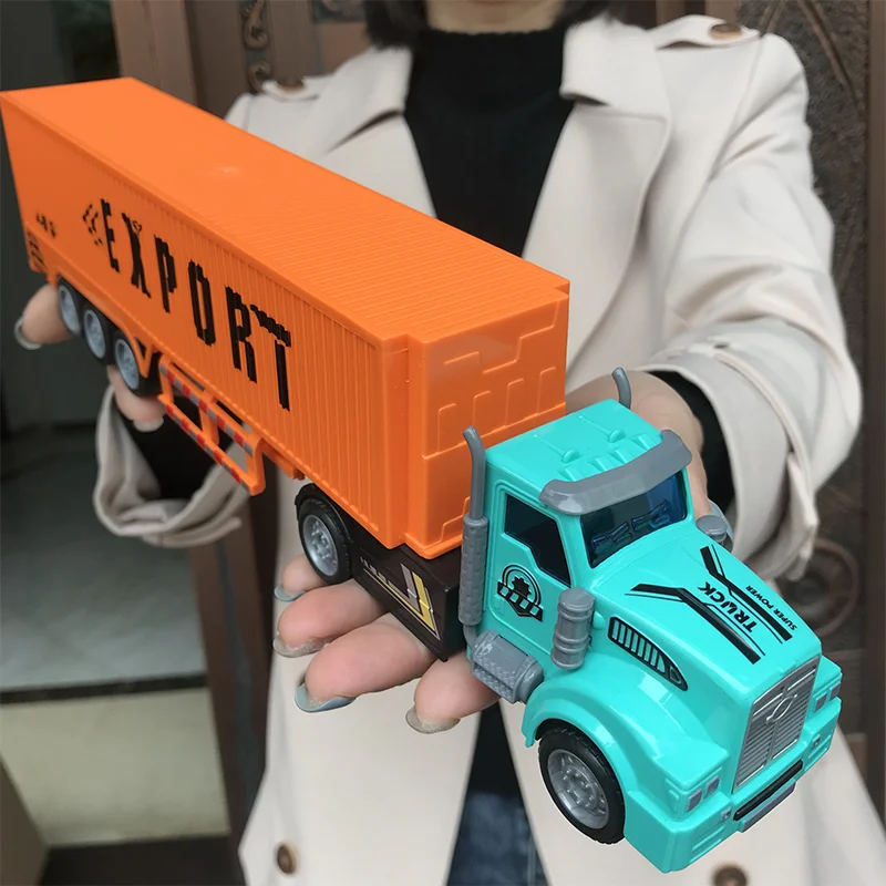 RC Engineering Car RC CAR Tractor Electric Heavy Transport Truck Dump Truck Boy Remote Control Traffic Car Model Toy Gift