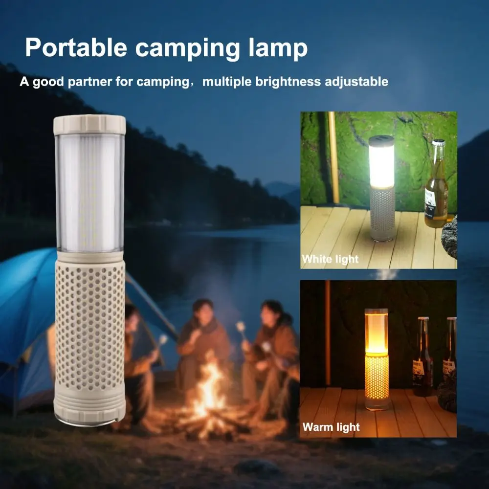 

Natural Warm Light Outdoor Telescopic Camping Light Convenient for Storage Candlelight Auto Repair Lamp Portable Handle