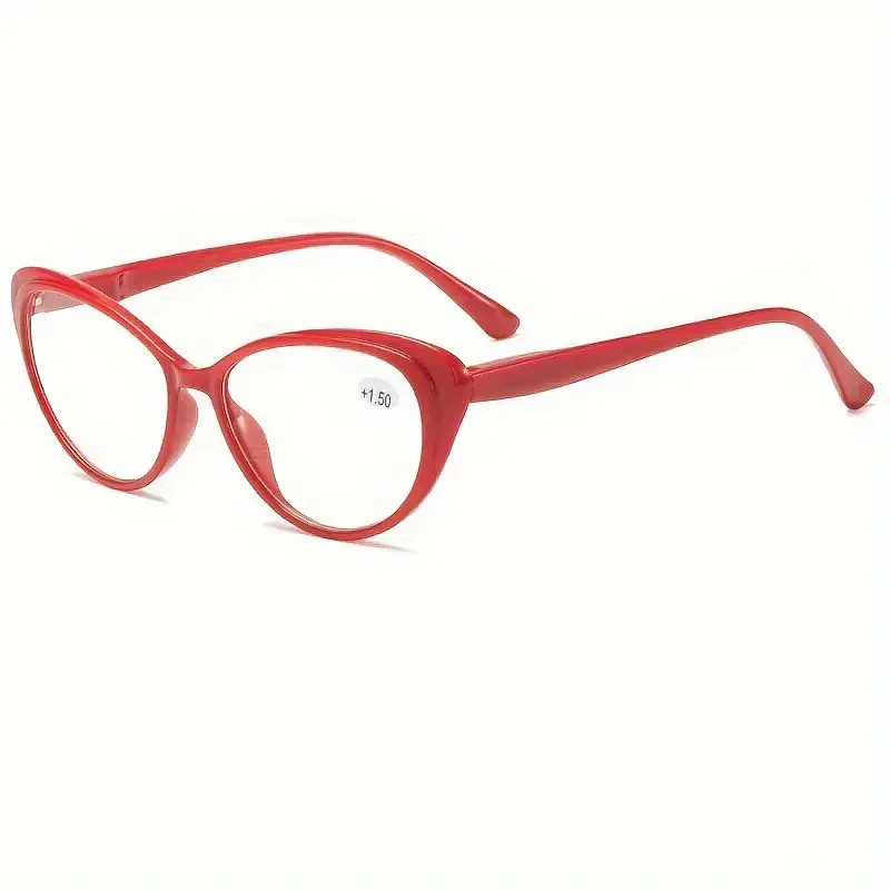 3er-Pack Cat-Eye-Lesebrillen im Vintage-Stil – Vollrand, nicht verschreibungspflichtige klare Gläser, AC-Linse und Polycarbonatrahmen – Detail 3