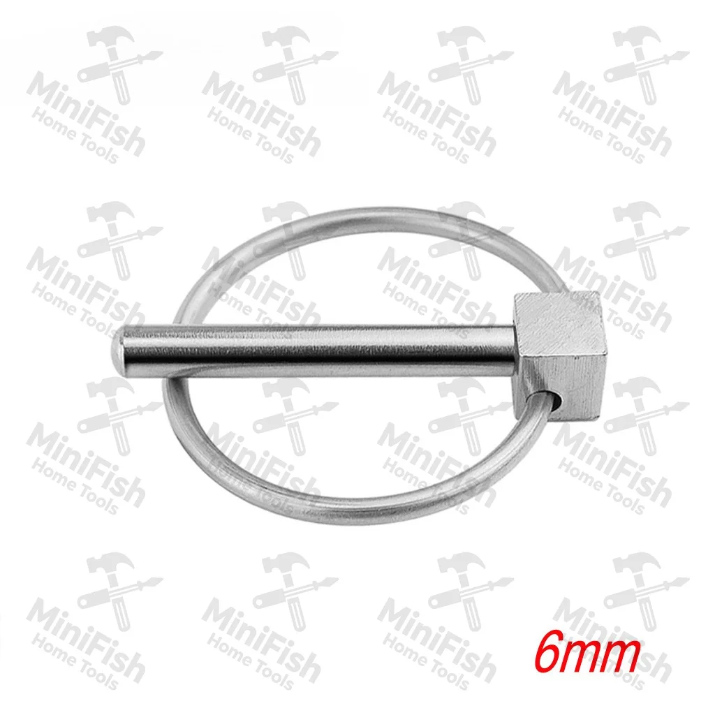6Mm 316 Stainless Steel Marine Hardware, Spring Safety Stop, Fast 150Mm Rope 240Mm Rope 300mm Rope