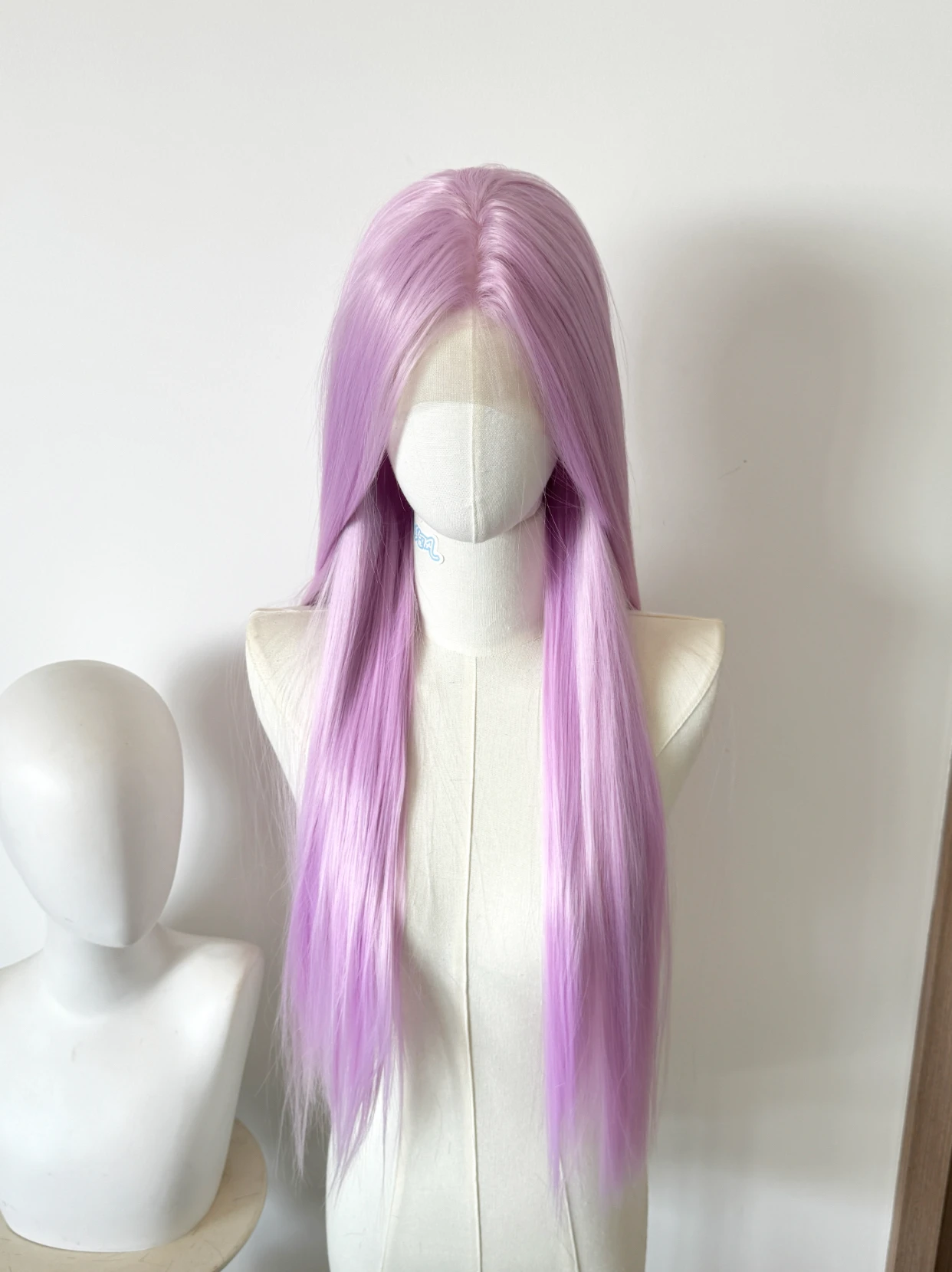 Светло-розово-фиолетовый передний парик 26 дюймов, длинные прямые 13*4, парики на шнурке, высококачественный синтетический парик на шнурке, естественный вид для косплея