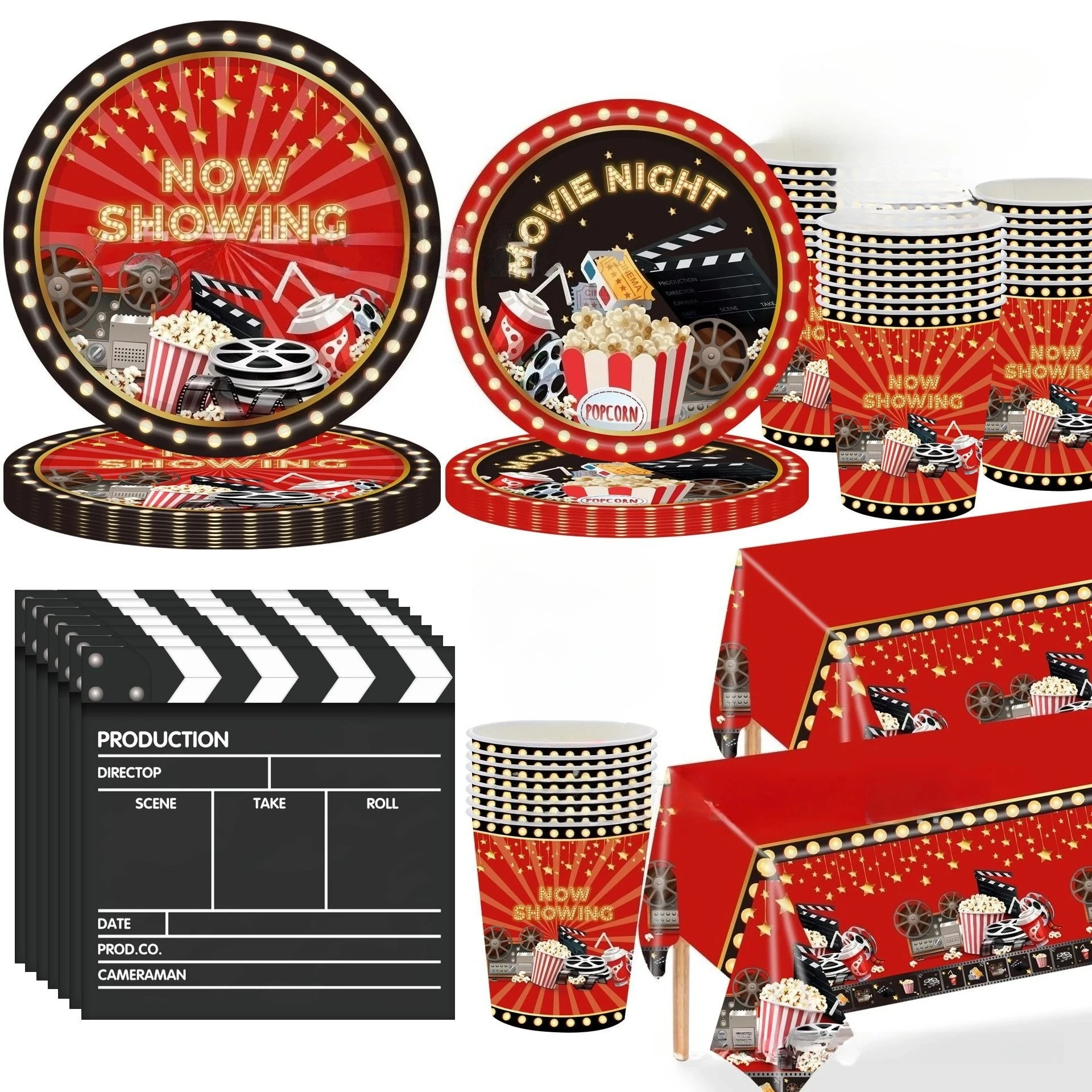 Movie Party Supplies Retro Cin - Home Cinema Today 评论和价格